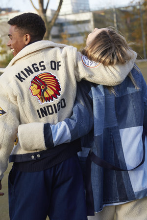 winterjas kings of indigo man en vrouw